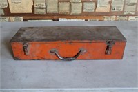 Vintage Toolbox Full of Charging Hoses & Catch-All