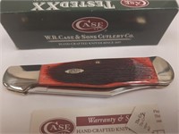 Case XX Cokebottle Red Bone handled knife