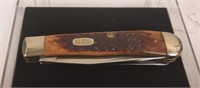 Case XX Trapper 2 blade bone handled knife