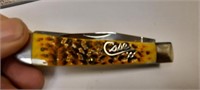 Case XX Trapper Goldenrod bone stag handled