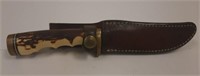 Schrade USA 153UH Uncle Henry knife w. sheath