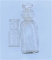 OLD PURITY MAID GLASS MILK BOTTLES