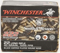 222 Rounds Of Winchester .22 LR Ammunition