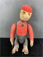 Antique Nodding Bellhop Toy Monkey