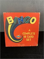Vintage Boxed Bingo Game w/ Cards