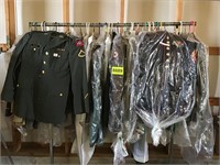 Assorted Lot US & German Military Uniforms