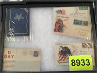 D-Day Postcard & War Envelopes