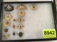 Assorted Russian Military Hat Badges