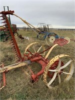Steel wheel 5' sickle mower (red/yellow)
