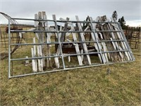 Large 20' x 7' High galvanized metal gate