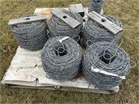 Pallet of UNUSED barbed wired (EACH)