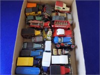 Flat Loose Die Cast Cars and Trucks