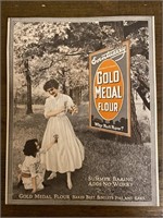 Gold medal flour advertisement - reproduction
