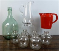 9 Piece Pitchers and Jars Collection