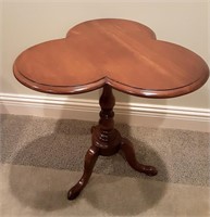 Antique Clover Shaped Accent Table