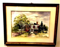W.Slemon Signed Watercolor Picture