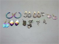 Lot of vintage and modern earrings!