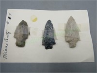 WOW!  American Indian arrow heads from Ohio!