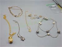 Large lot of vintage and modern costume jewelry!