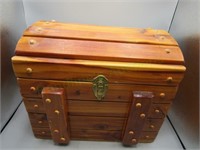 Solid wood Treasure Chest - Great Item!