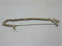 Sterling silver marcasite link bracelet!