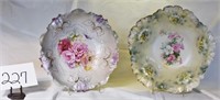 RS Prussia - Glass Bowls Painted