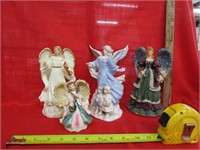 Angel Figurines & Angel Music Box by Lefton