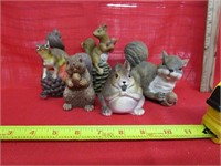 Squirrel Figurines