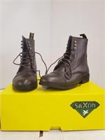 Saxon Equileather Boot Womens Size 7 Lace-Up