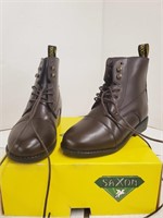 Saxon Equileather Boot Childs Size 4 Lace-Up
