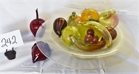 Veniation Glass - Bowl with Fruit