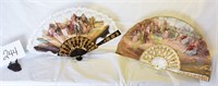 Hand Fans - Hand Painted - European