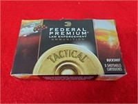 5 Shells of Federal Premium 12GA 9 Pellets/00 Buck