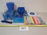 New Plasticware - Plates, Bowls, Cups, Straws, Etc