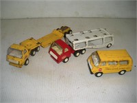 (3) TONKA Metal Vehicles   Largest 12 Inches