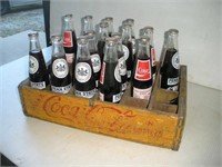 Coke Bottles & Wooden Coke Crate