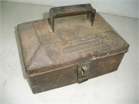 Vintage Metal Lunchbox  11x7x6 Inches