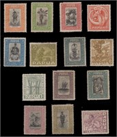 Papua Stamps #94-101, 103-108 Mint No Gum