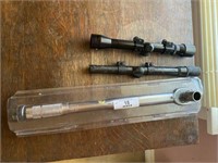 Torque wrench & 2 scopes