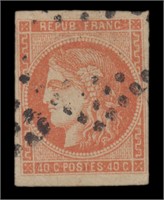 France Stamps #47 Used CV $110