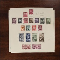Saar Stamps #99-116, 155-71, 203-20 Used CV $200
