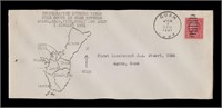 Guam Stamps Cover Jan 1, 1931 USPS Mail Service