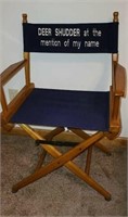 Directors chair.