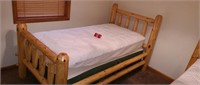 Amish made Knotty pine single bed