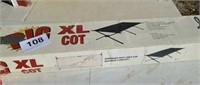 XL cot in box