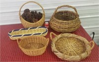 Baskets, Pine Cones