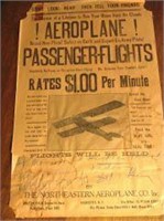 Autographed 1919 Pilot Poster