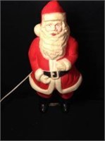 Early Plastic Santa Claus - Lights Up!
