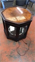 Octagon Table Mirror & Light