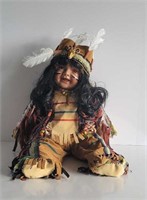Native Doll with Head Dress